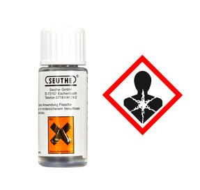 Warn Piktogramme Dampföl-Probe