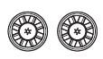 Ventilator rund (2 Stck.)