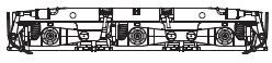 Drehgestell mit Bremszylinder und Bremsgestänge