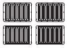 Lüftergitter (4 Stck.)