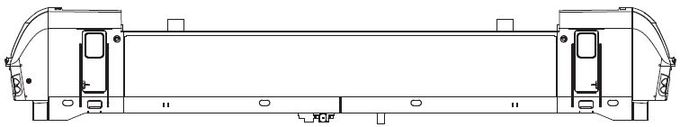 Gehäuse, dek (m. Fenster + Lichteinsätzen)