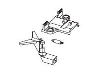 Deichsel / Abdeckung / Feder
