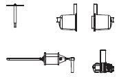 Handbremshebel / Luftkessel / Bremszylinder / Stellventil