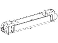 Gehäuse, komplett (o. Dach, o. Pantograph)
