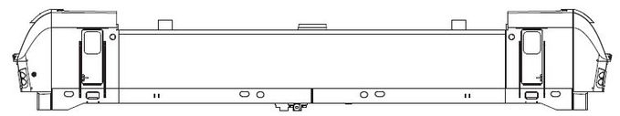 Gehäuse, dek (m. Fenster + Lichteinsätzen)