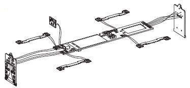 Hauptplatine m. Bel.-Platine + Kabel