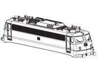 Geh&auml;use, kompl. (ohne Stromabnehmer)