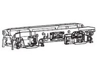 Drehgestell m. Kleinteilen, hinten