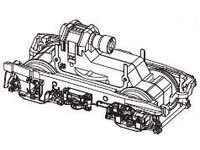 Getriebe hinten kompl. AC