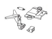 Deichsel / Abdeckung / Feder