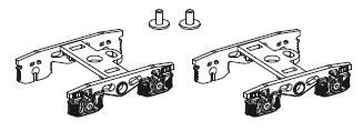 2x Drehgestell / 2x Schraube