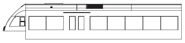 Gehäuse, Endwagen B, m. Fenster