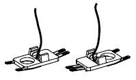 Radschleifer m. Clip + Kabel (2 Stck.)