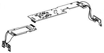 Hauptplatine m. Bel.-Platinen + Kabel