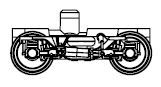 Drehgestell, vollst. m. Radschleifer, Endwagen1