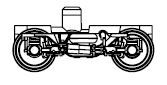 Laufdrehgestell o. Radschleifer, Sitz- u. Endwagen2