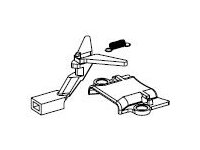 Deichsel, Abdeckung, Feder