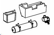 Bremssteuerventil, Elektrokasten, Batteriekasten, Kessel