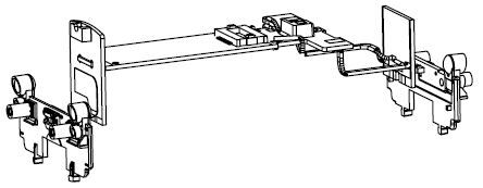 Leiterplatte m. Pufferbohle