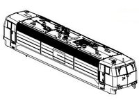 Gehäuse, dekoriert (mit Fenster)