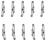 Bremsbacken links/rechts 10tlg