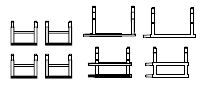 4x Treppe kurz