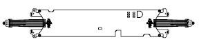 Platine (VS) m. Kupplungsplatinen