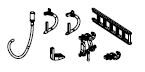 Heizungsstecker, Bremsschlauch, Kuppelhaken, Tritt, Leiter