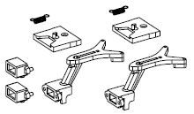 Kupplungsschacht mit Verlängerung (2 Sets)