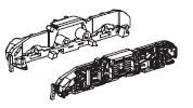 Drehgestellblende hinten mit Trittstufe