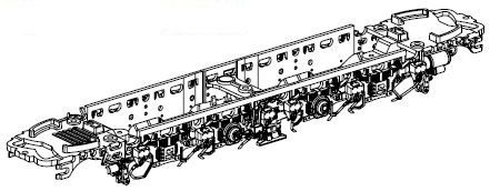 Rahmenblende mit Anbauteilen