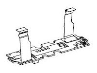 Hauptplatine mit Softleiterplatten