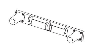 Pufferbohle für 2 Puffer