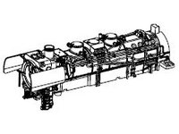 Kessel komplett (ohne Rauchkammertür)