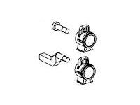 Lampe oben (2 Stck.) mit Leuchtstäben