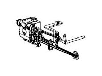 Zylinder mit Gestänge links