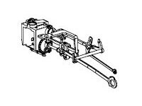 Zylinder mit Gestänge rechts