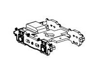 Drehgestellblende mit Feder