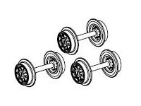 Radsatz Vorläufer (3 Stck.)