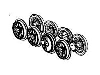 Treibradsatz (4 Stck.)