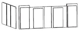 Trennwand, Fenster Einstieg