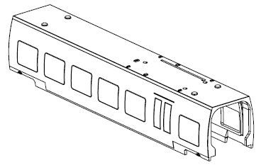 Gehäuse MW m. Fenster