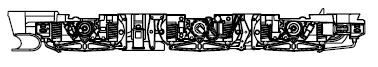 Drehgestellblende vorne (Logo + 12V)