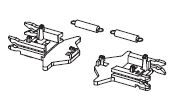 Kinematik mit Zugfeder (2 St.) (Zwischenteil)