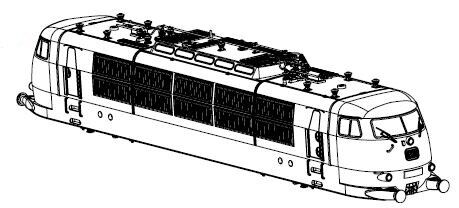 Gehäuse komplett (ohne Stromabnehmer)