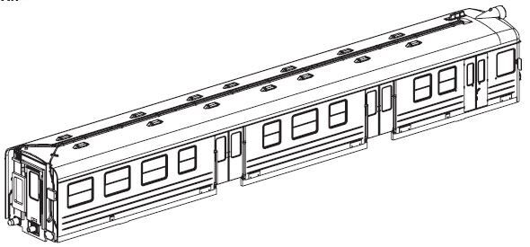 Gehäuse Endwagen (Buchsenseite)