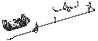 Bremsleitung, Kompressor, Luftfilter (Steckerseite)