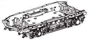 Laufdrehgestell Endwagen hinten (Steckerseite)