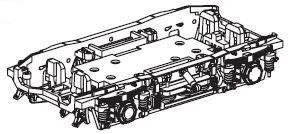 Laufdrehgestell EW hinten DC (Steckerseite)
