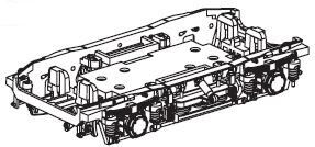 Laufdrehgestell Endwagen hinten (Buchsenseite)